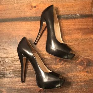 Charles David Platform Peep Toe Heels